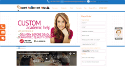 Desktop Screenshot of expertassignmenthelp.com